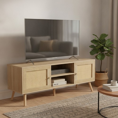 Supporto rattan 55 - tv,